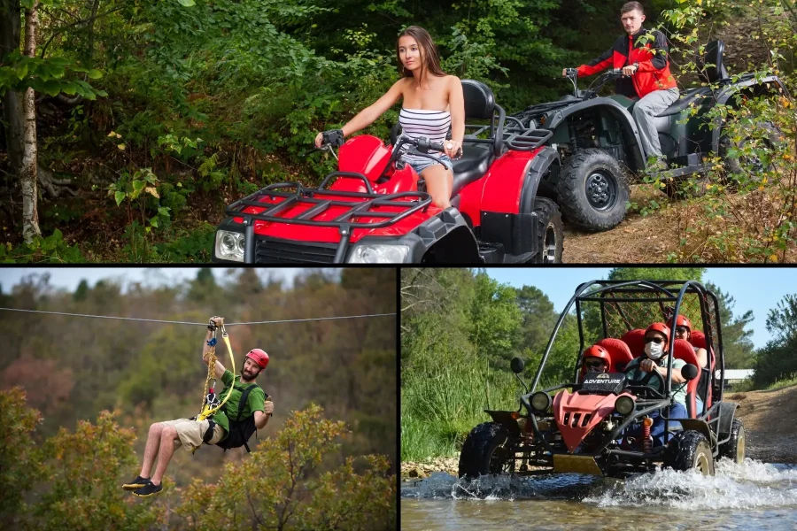 Combo Rafting, Zipline, Buggy or Atv